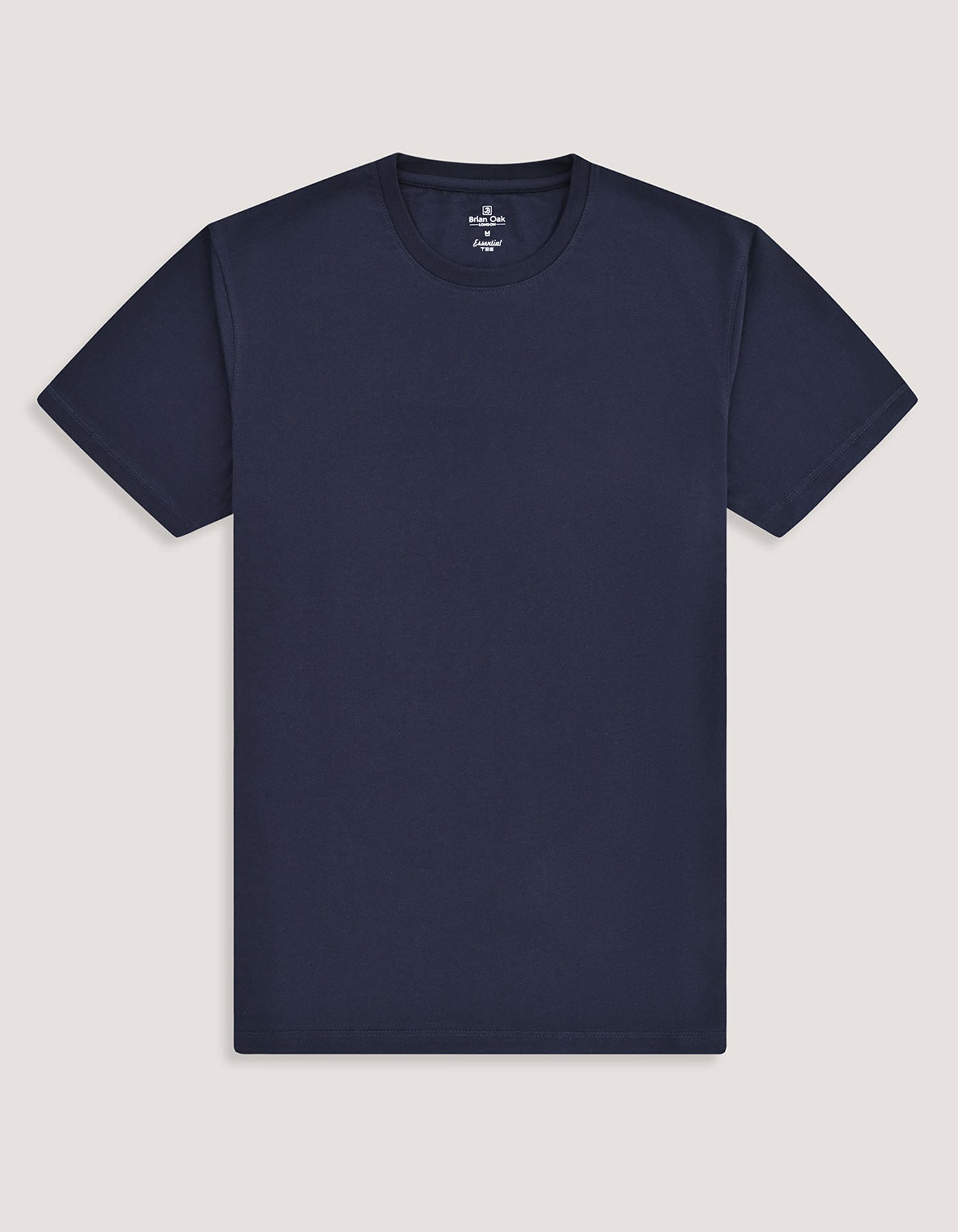 Navy Plain Cotton T-Shirt