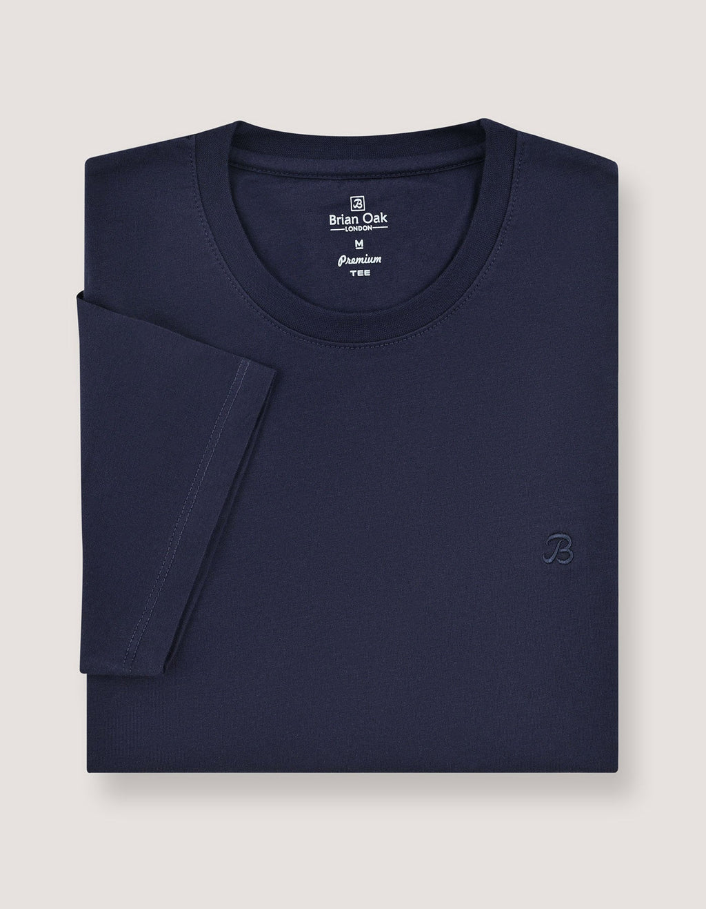 Premium Cotton T-Shirt - Navy