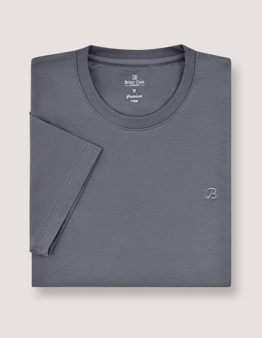 Premium Cotton Charcoal T-Shirt