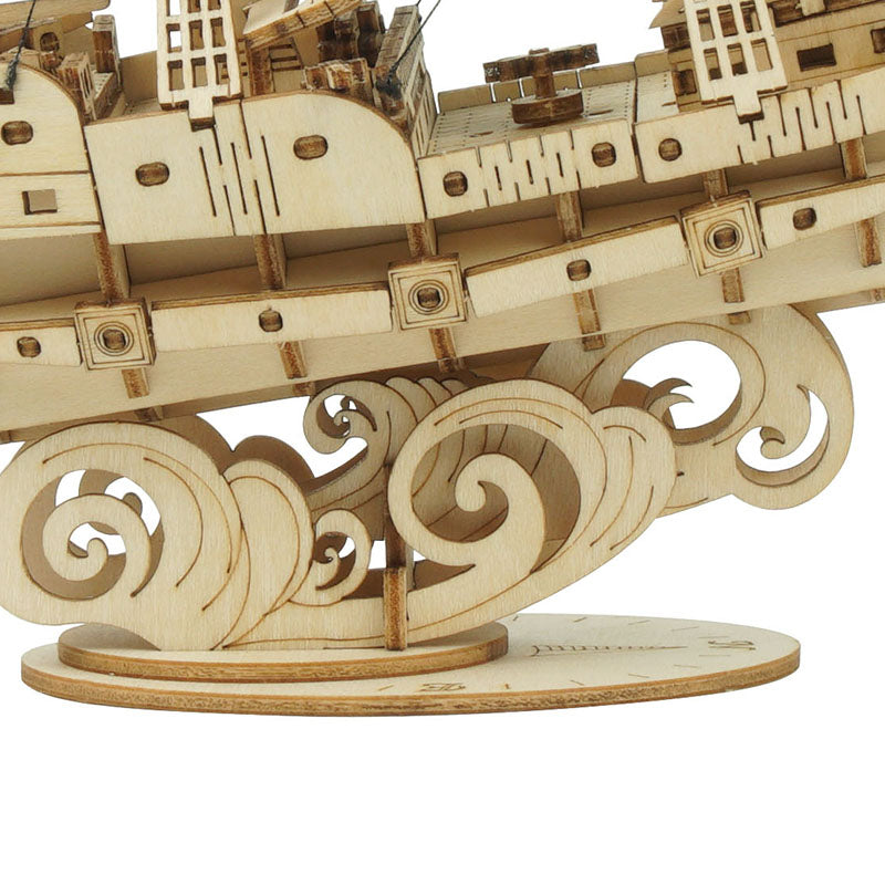 Snaps Sailing Ship TG305 3D Wooden Puzzle – 176 Piece DIY Model Kit