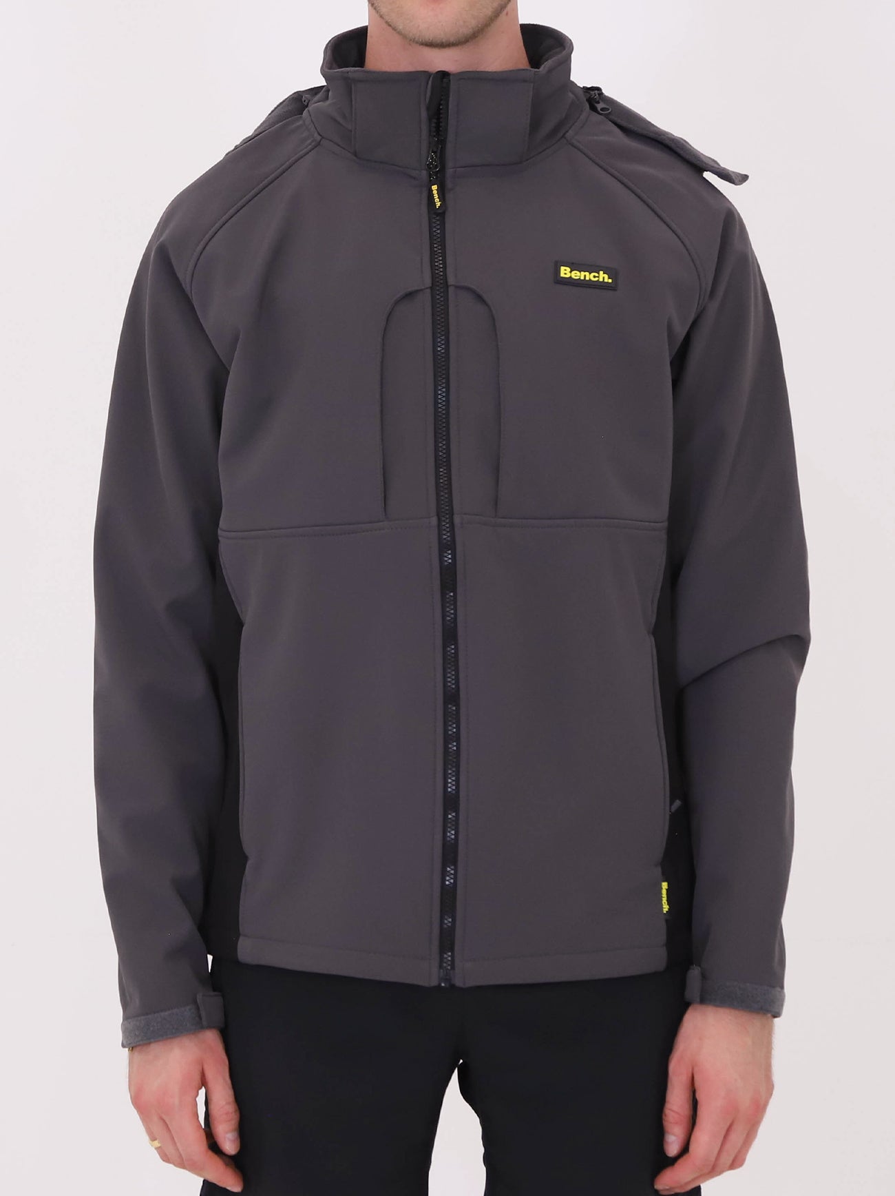 Bench Workwear Black Thorpe Softshell Jacket