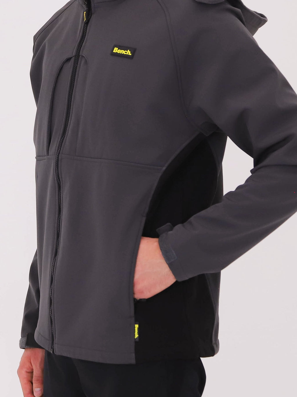 Bench Workwear Black Thorpe Softshell Jacket