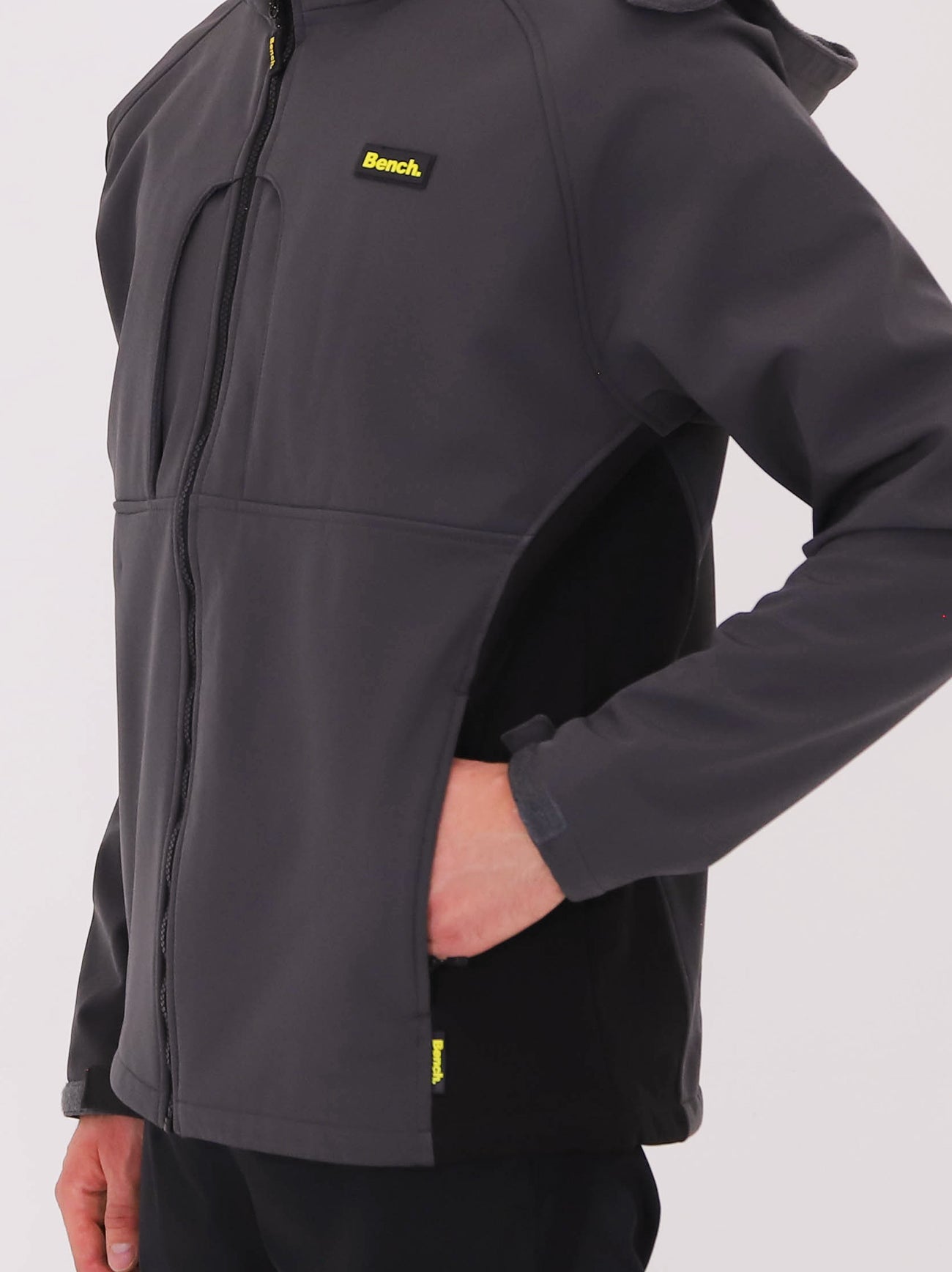 Bench Workwear Black Thorpe Softshell Jacket