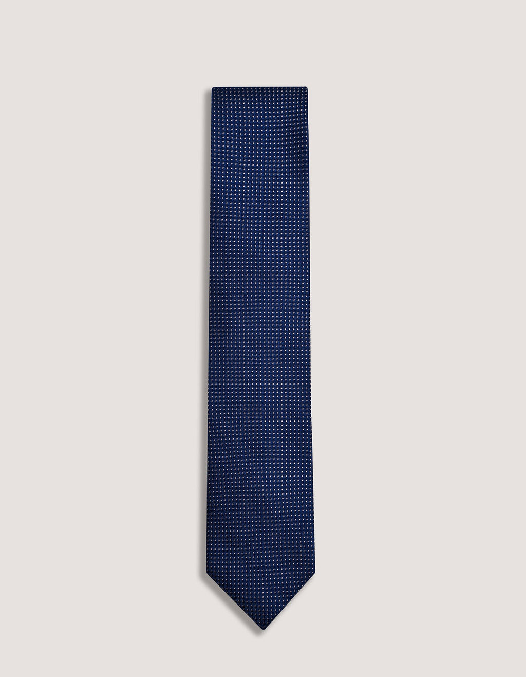 Brass Dotted Classic Silk Tie