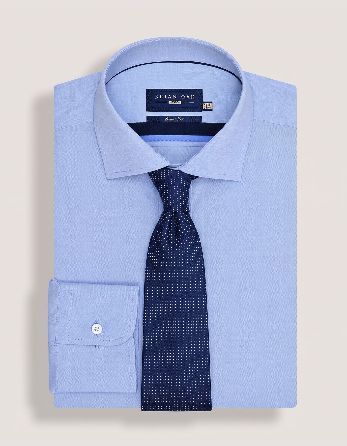Brass Dotted Classic Silk Tie