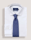 Berry Blue Silk Floral Tie