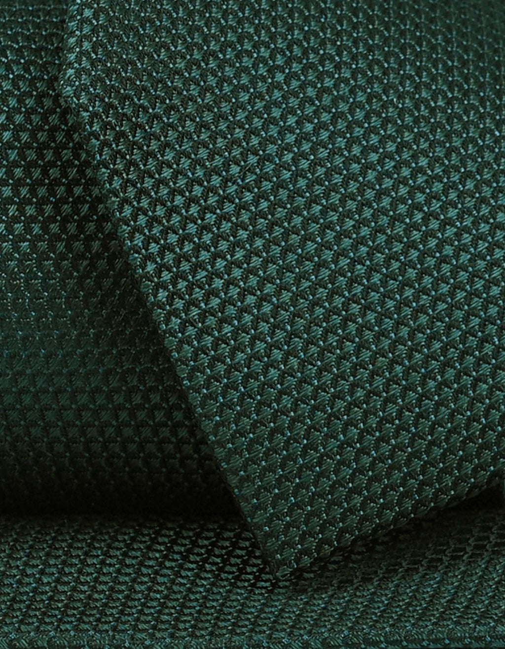 Textured Silk Tie – Forest Green