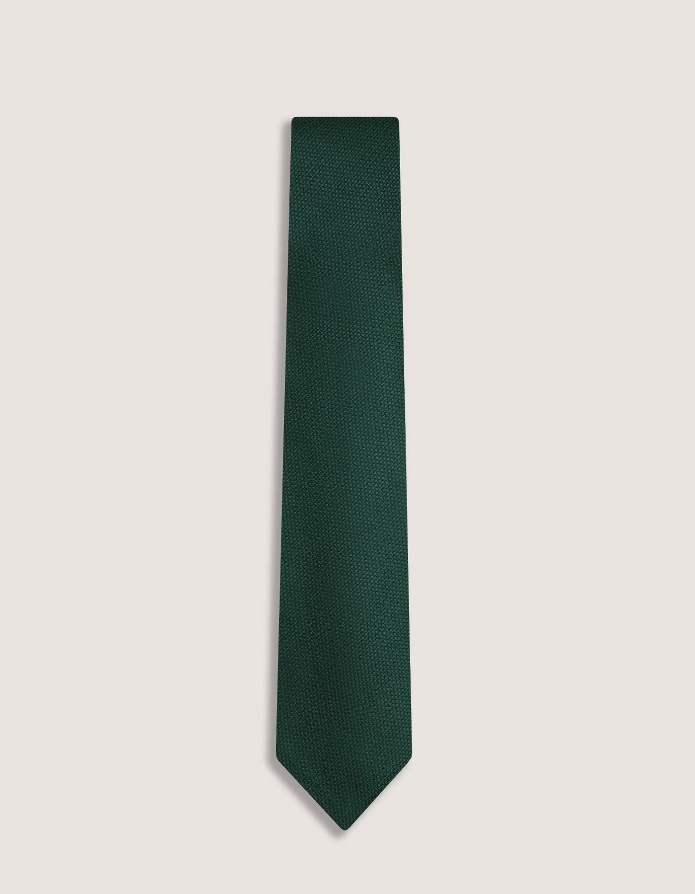 Textured Silk Tie – Forest Green