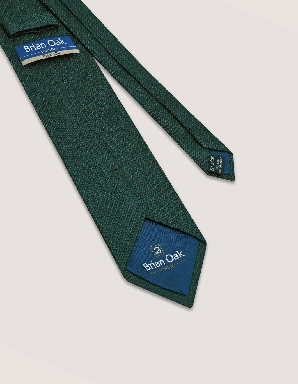 Textured Silk Tie – Forest Green