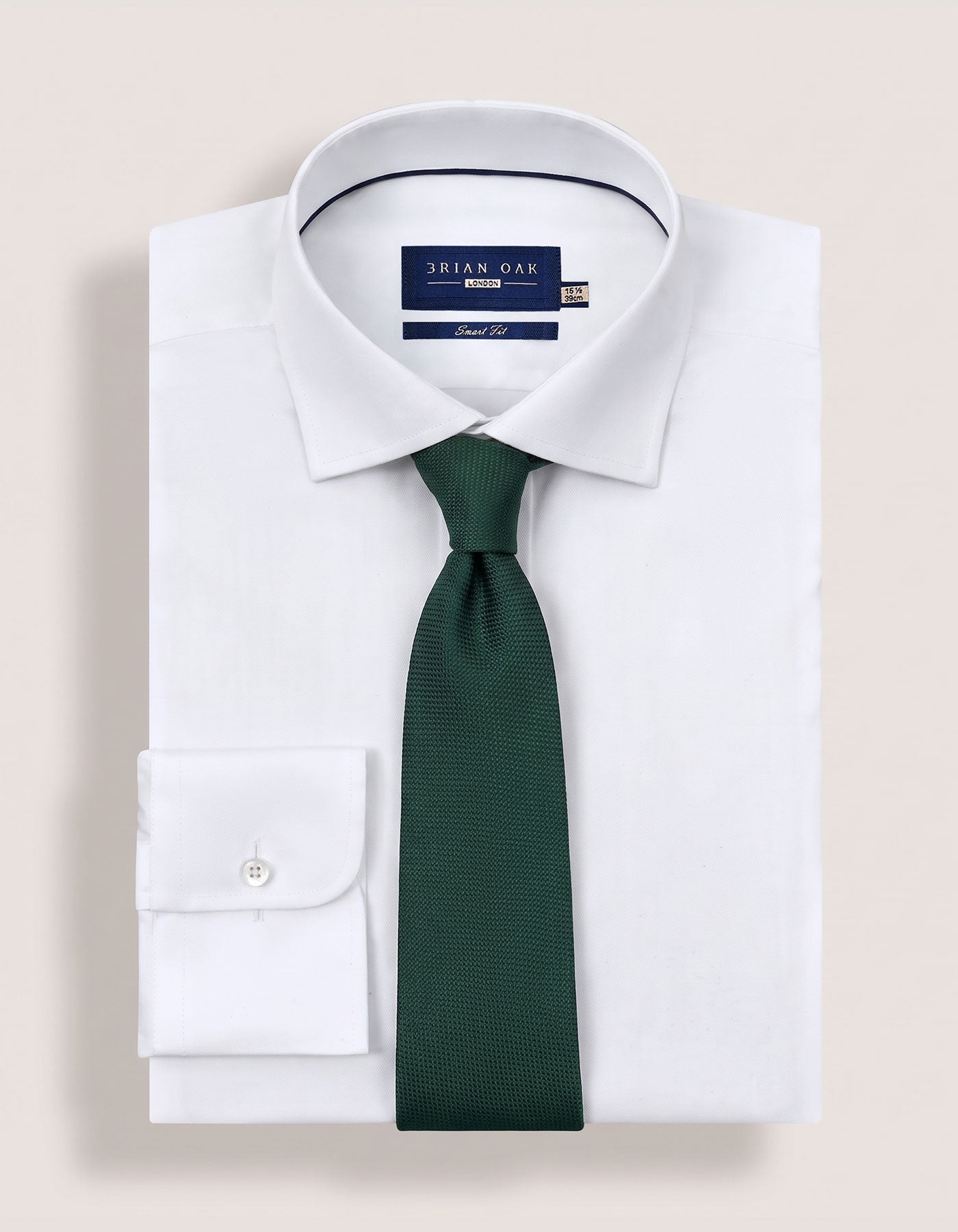 Forest Green Textured Silk Tie