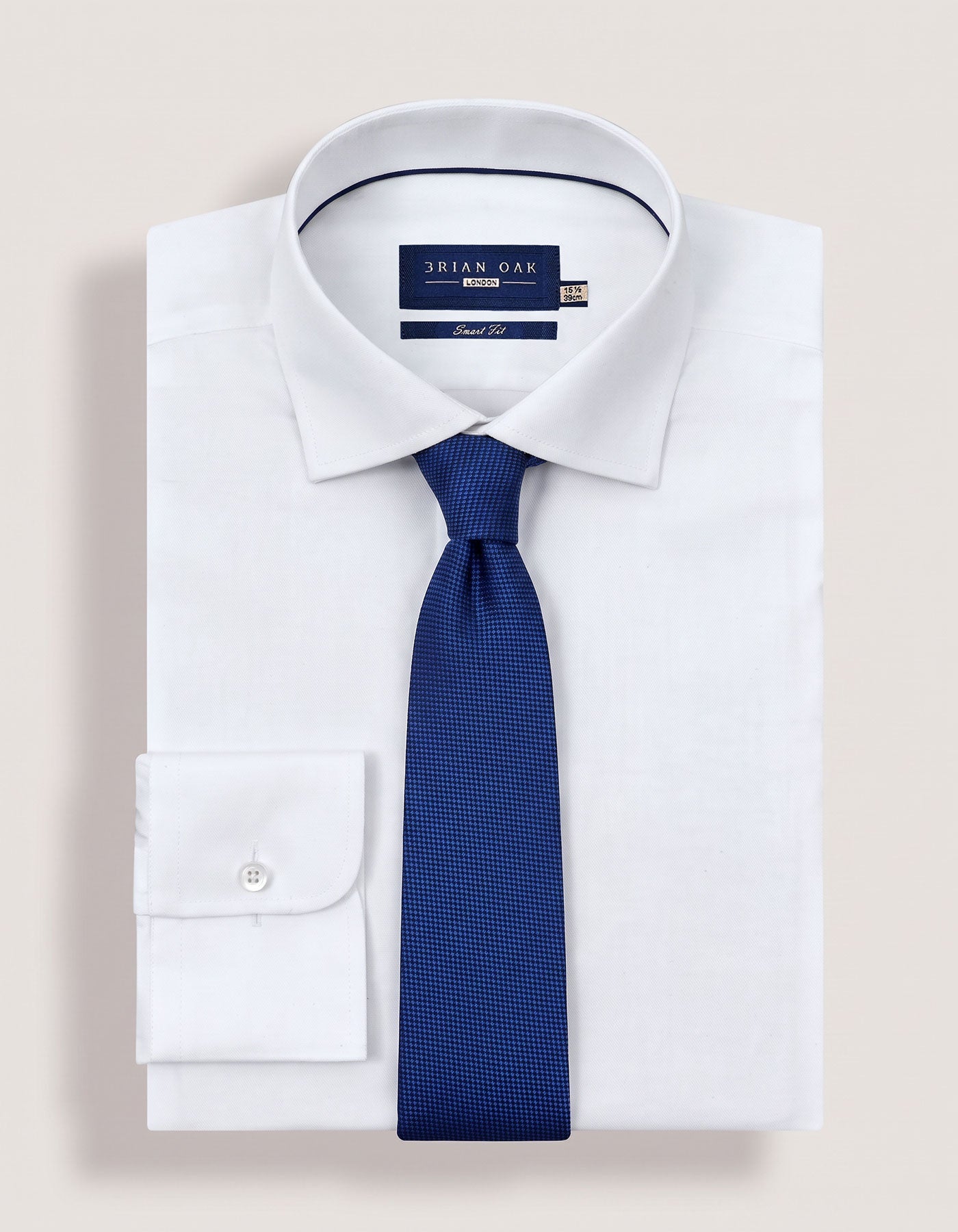 Mid Blue Textured Tie