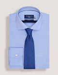 Two-tone Blue Checkered Tie