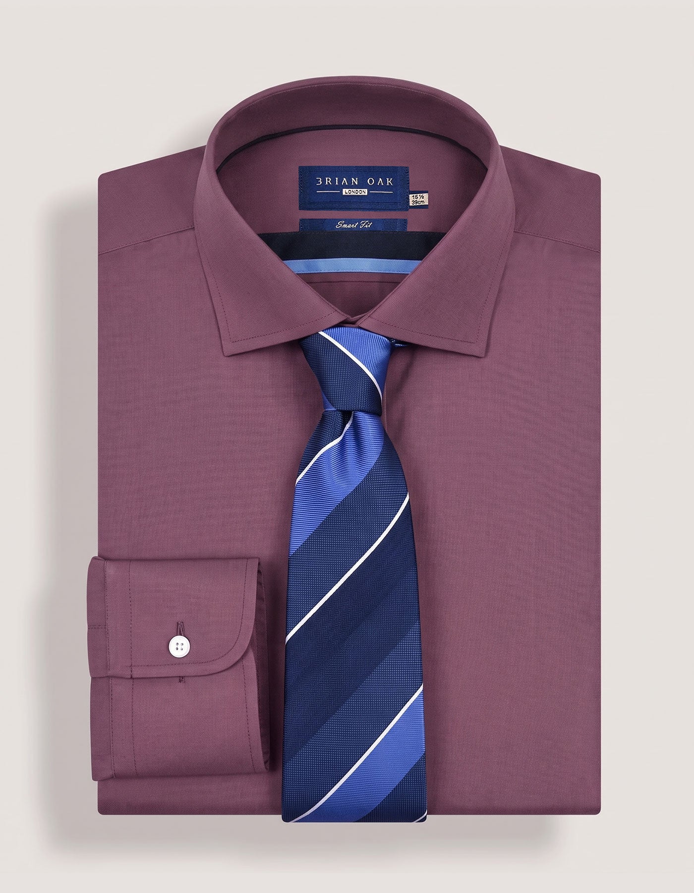 Space Blue Regimental Silk Tie