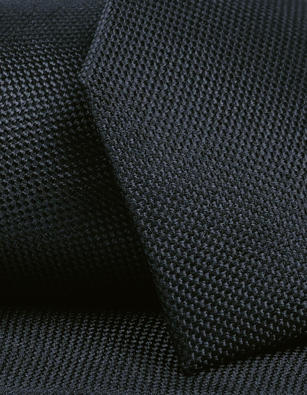 Black Self Printed Silk Tie