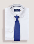 Royal Blue Self Printed Silk Tie