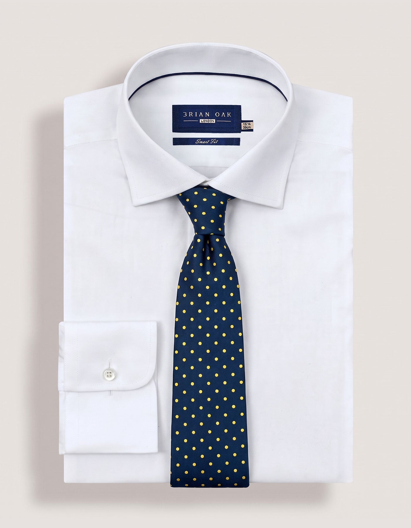 Sunflower Yellow Dotted Microfiber Tie