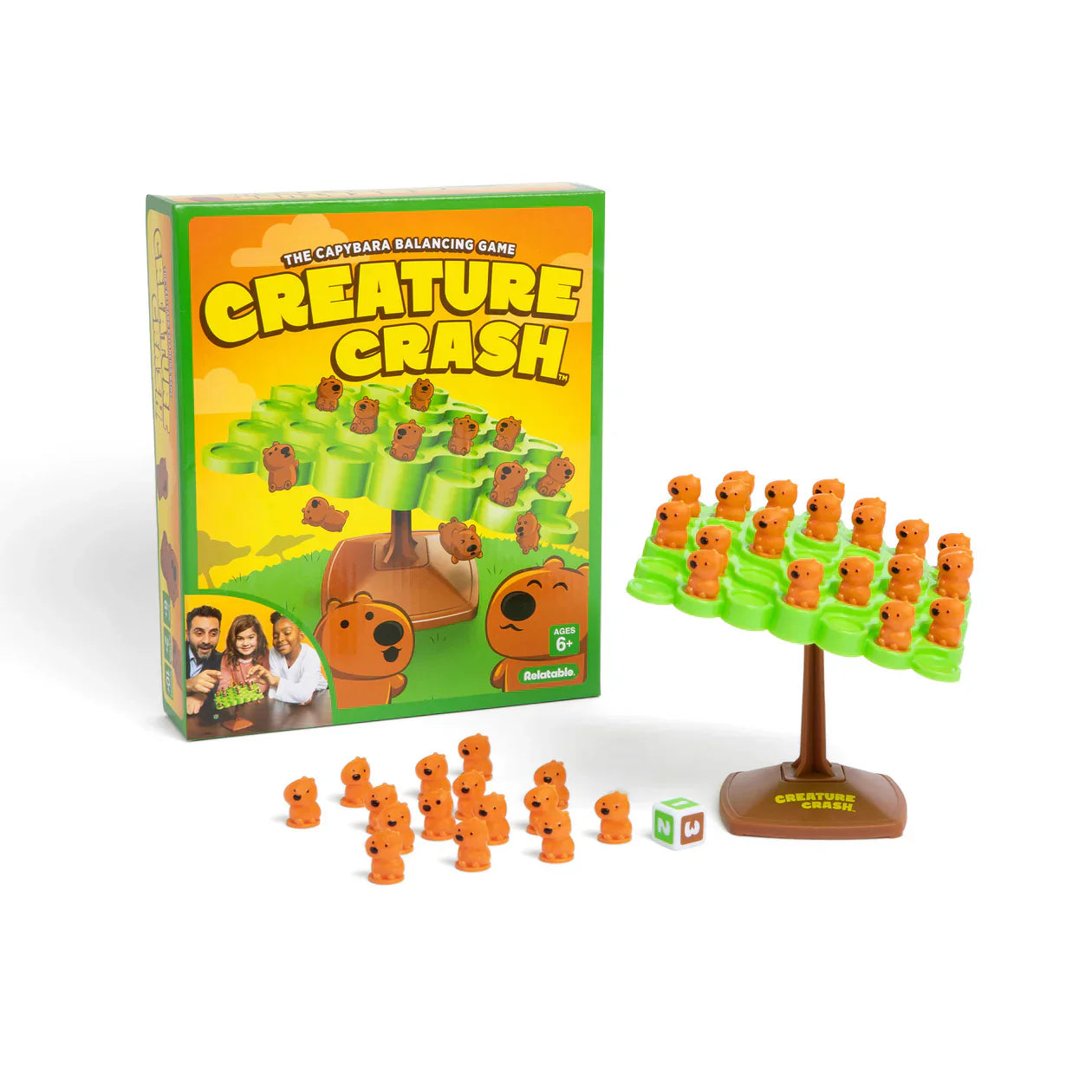 Snaps Creature Crash Capybara Balancing Game – Family Dexterity Toy
