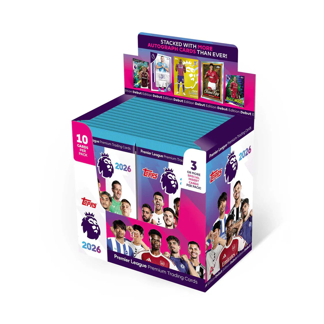 Topps Premier League 2025/26 Trading Card Packet – 10 Cards