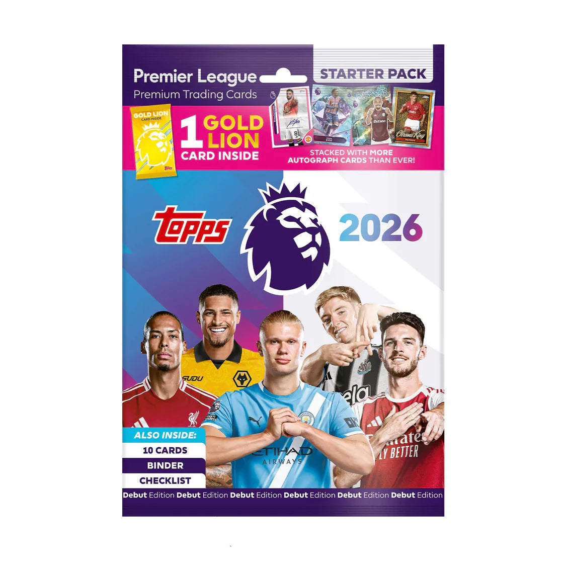 Topps Premier League 2025/26 Debut Edition Trading Card Starter Pack