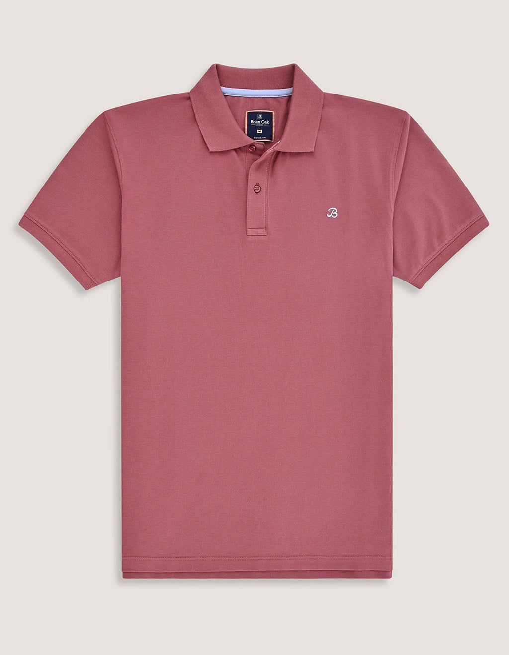 Pink  Regular Fit Cotton Polo Shirt