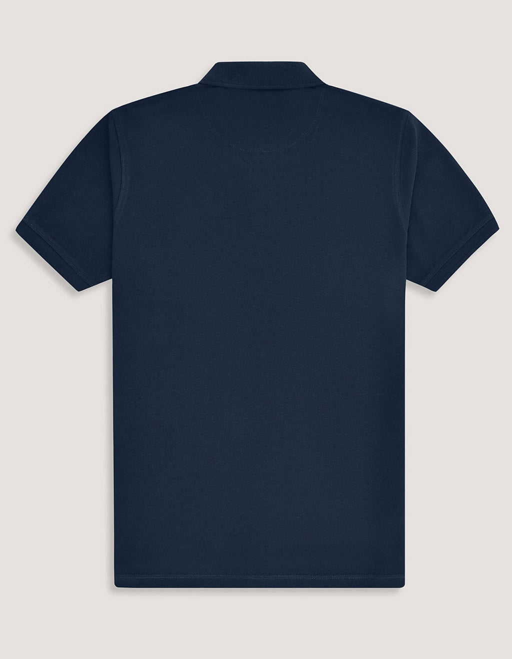 Navy Regular Fit Cotton Polo Shirt