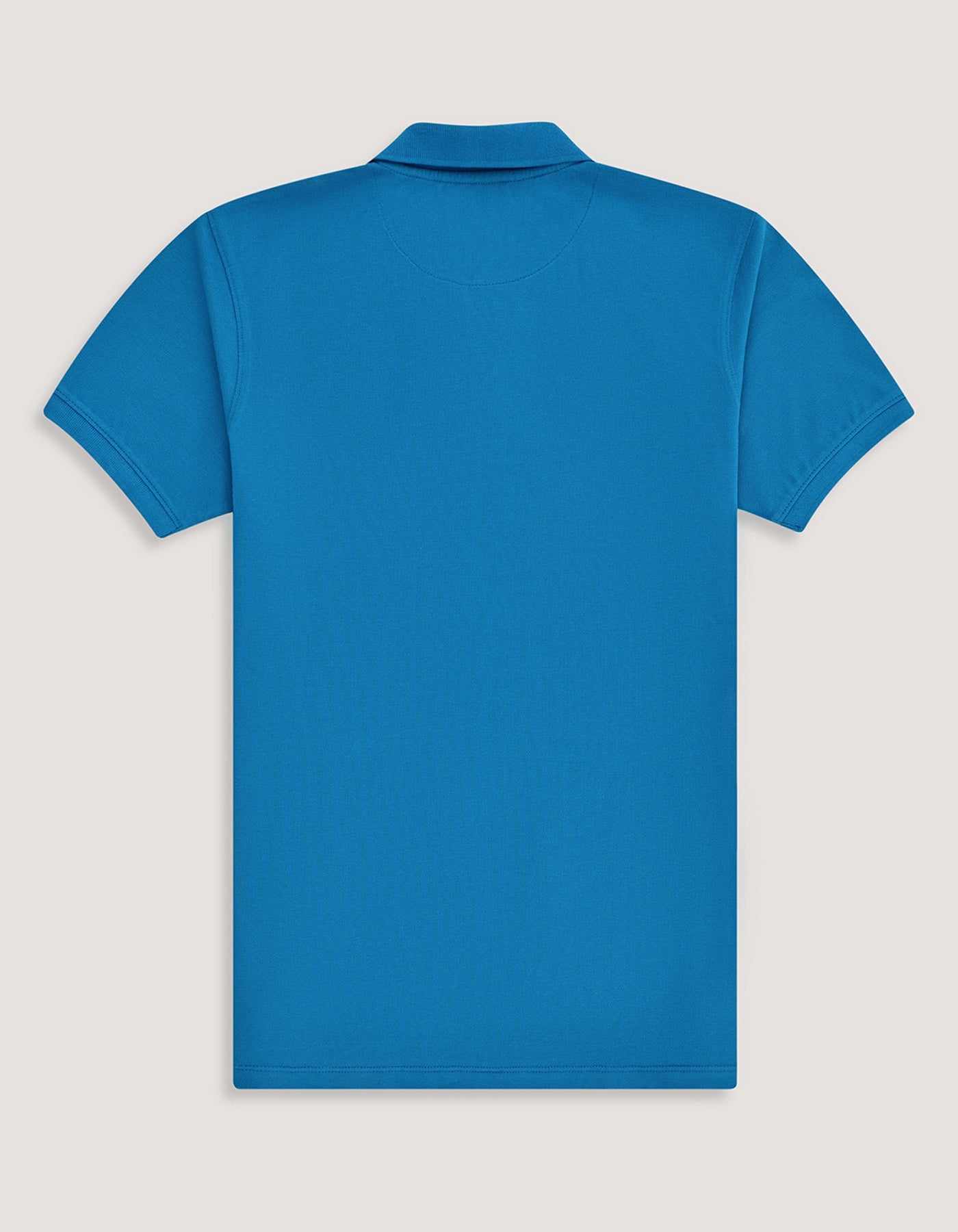 Turquoise Regular Fit Cotton Polo Shirt