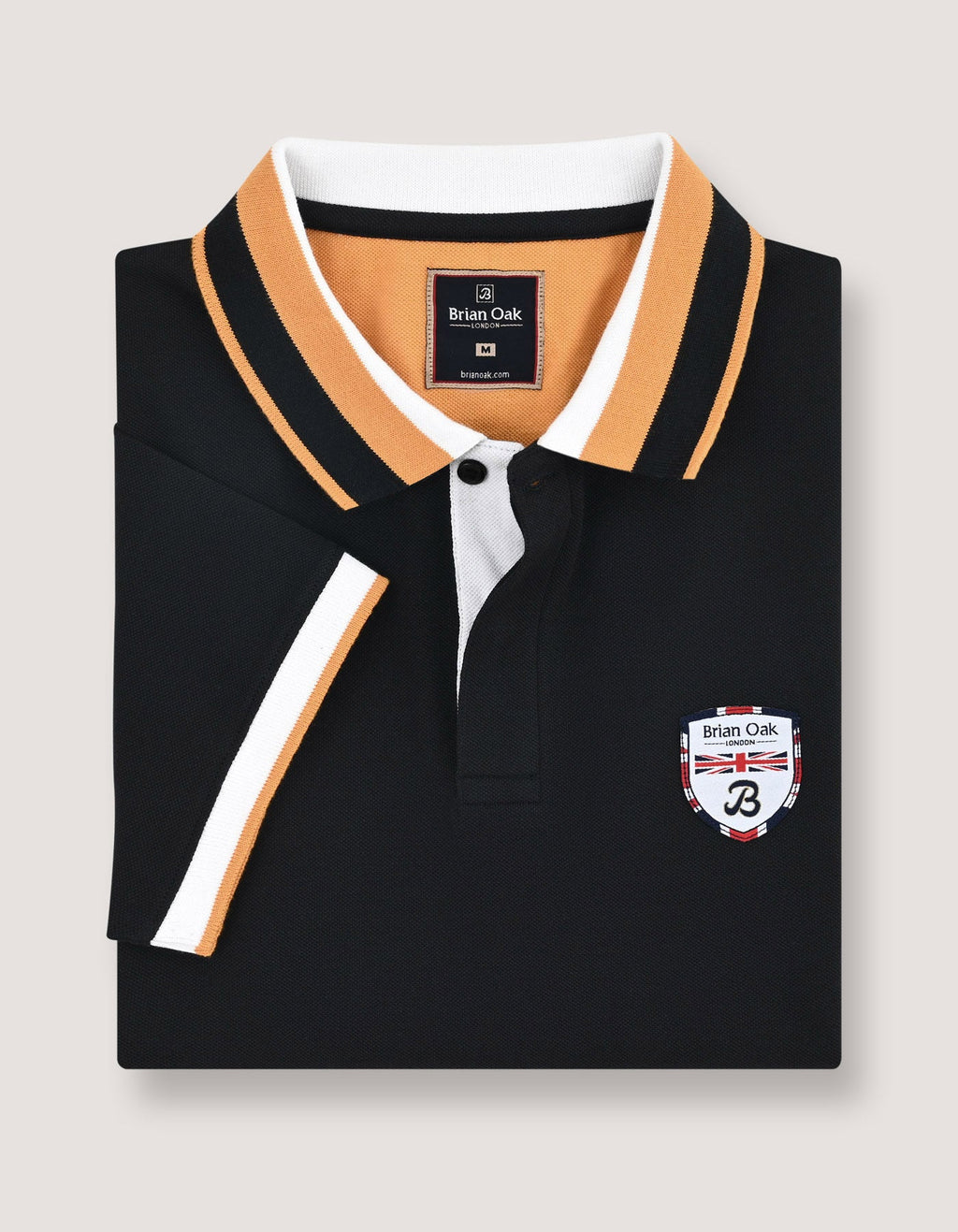 Black Union Jack Polo Shirt