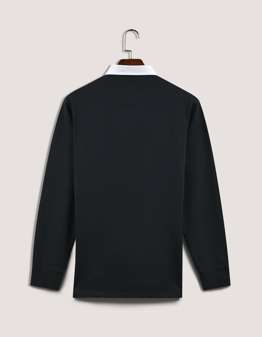 Black Classic Rugby Shirt