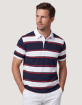 Contrast White Collar Polo Shirt
