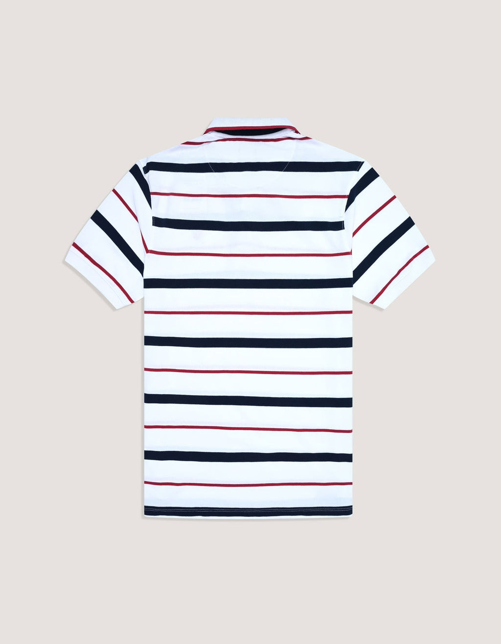 Multi-Striped Cotton Polo Shirt
