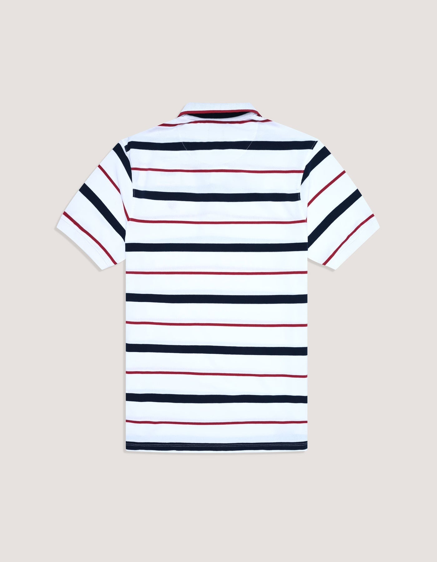 Multi-Striped Cotton Polo Shirt