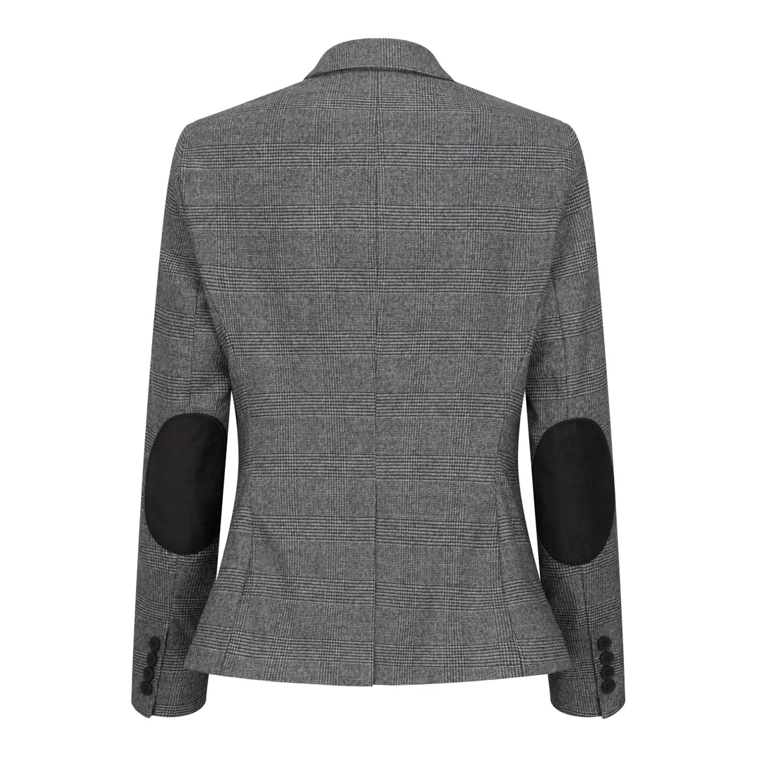 TPW51 - Women's Grey 3 Piece Prince Of Wales Check Suit