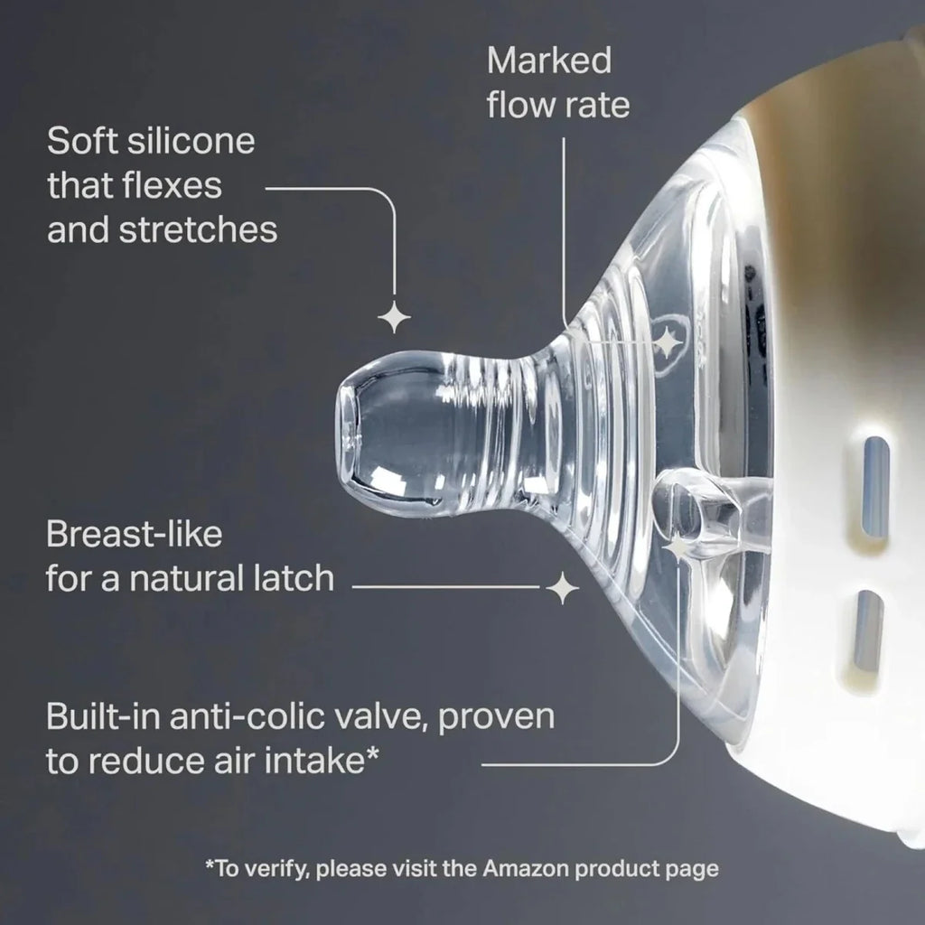 Tommee Tippee Natural Start Baby Bottle Slow Flow Teats 0+ months Pack of 2 - image 4