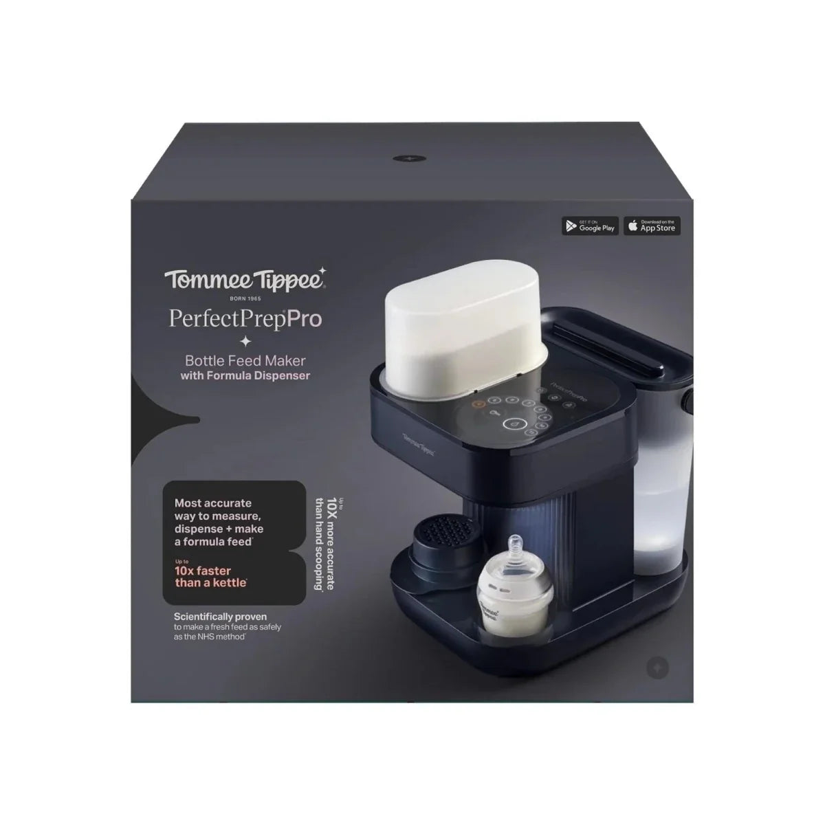 Tommee Tippee Perfect Prep Pro Bottle Formula Feed Maker - Black - image 12