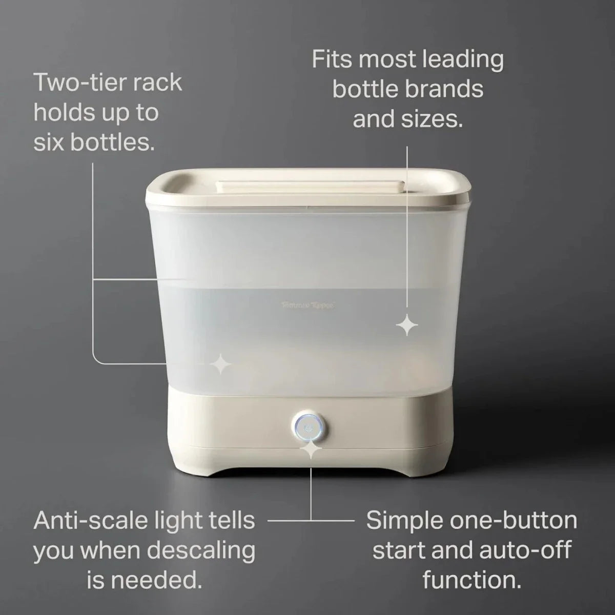 Tommee Tippee Super Steam Steriliser - White