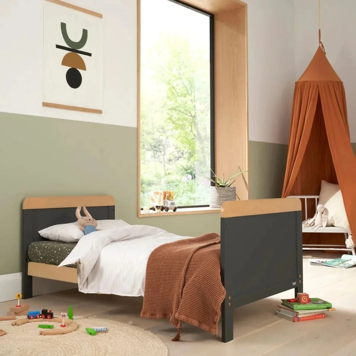 Tutti Bambini Rio 3 pcs Room Set - Slate/Honey Oak