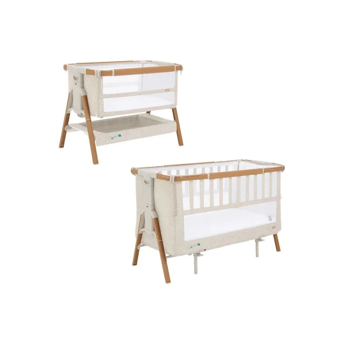 Tutti Bambini CoZee XL Complete Birth to 4+ Years Package - Scandinavian Walnut/Ecru - image 3
