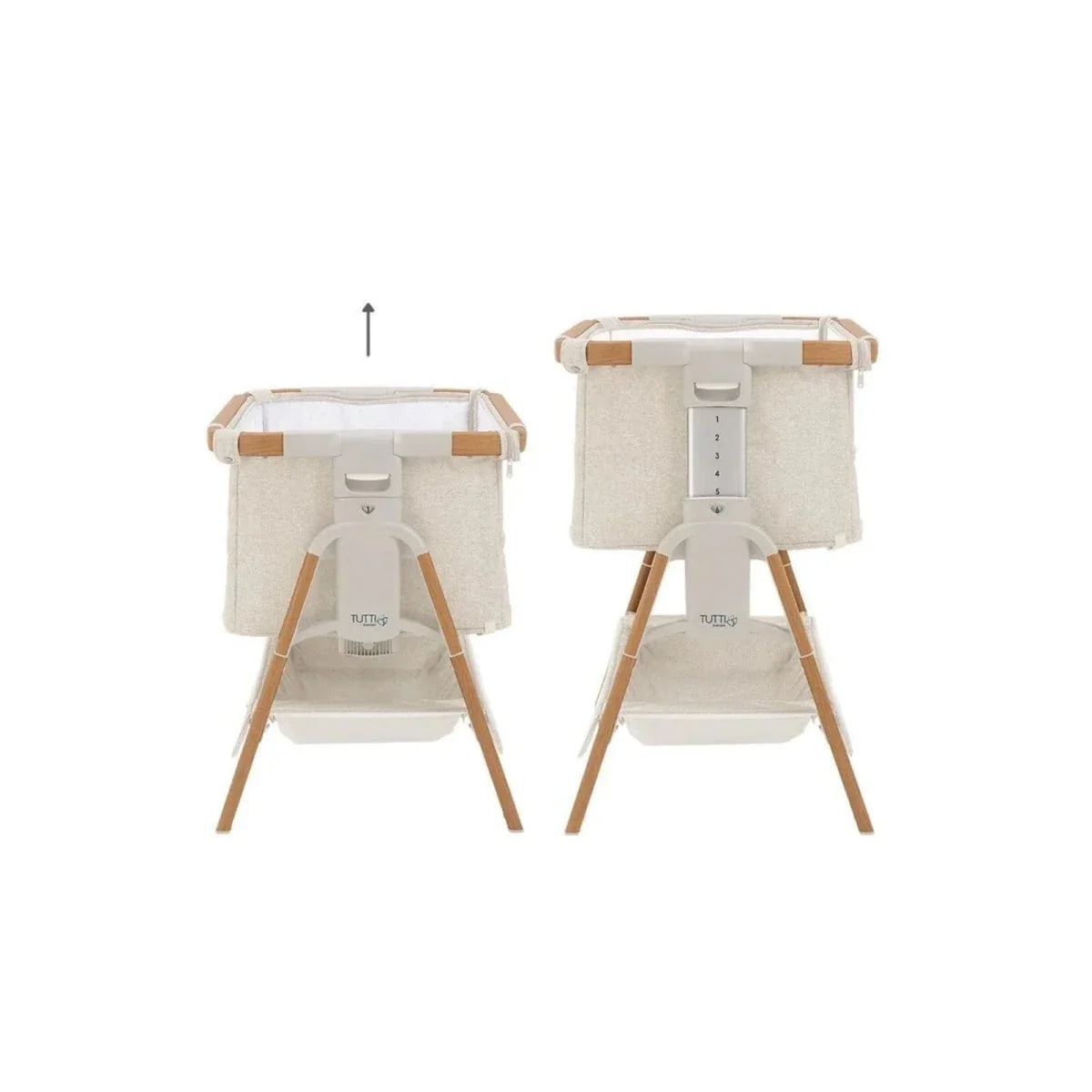 Tutti Bambini CoZee XL Complete Birth to 4+ Years Package - Scandinavian Walnut/Ecru - image 7