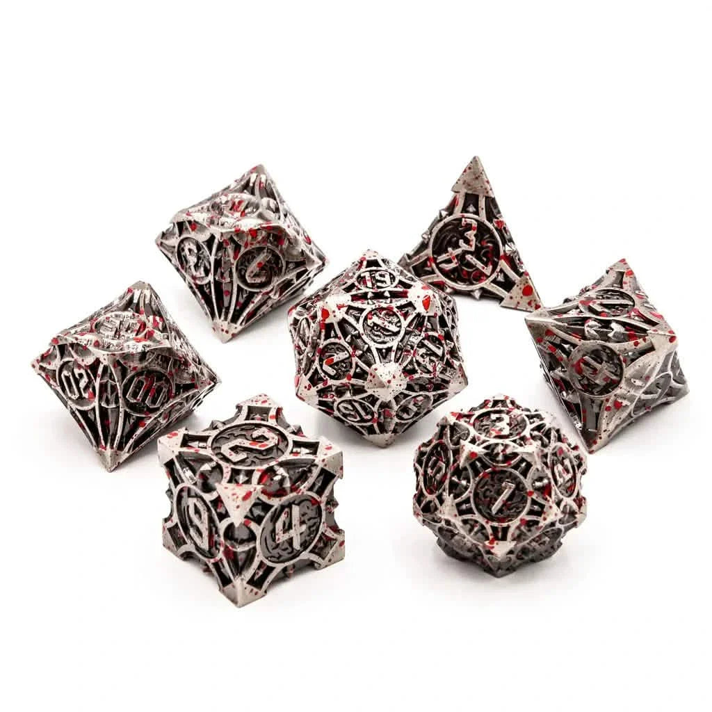 Mithril Massacre | Solid Metal Dice | 7 Piece Set