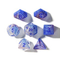 Spectral Light (Glow in the Dark) | Soft Edge Dice | Acrylic | 7 Piece Set