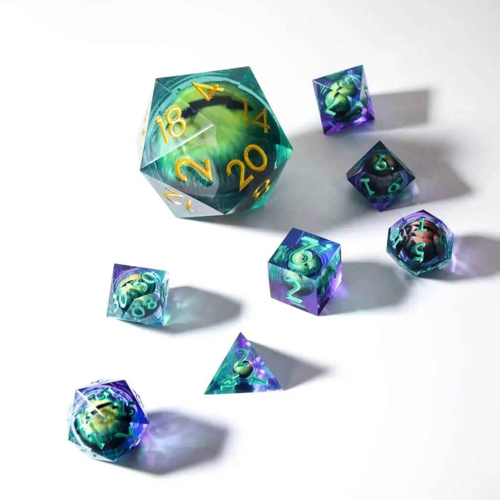Eye of Envy | 50mm D20 | Oversized Resin Dice | Single Dice