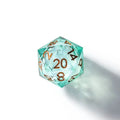 Forest Fae | 33mm D20 | Oversized Liquid Core Dice | Single Dice