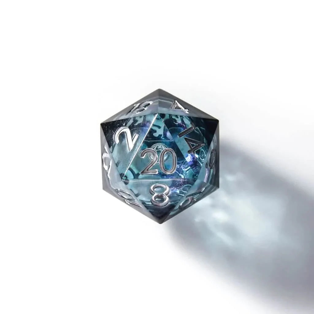 Unseelie | 33mm D20 | Oversized Liquid Core Dice | Single Dice