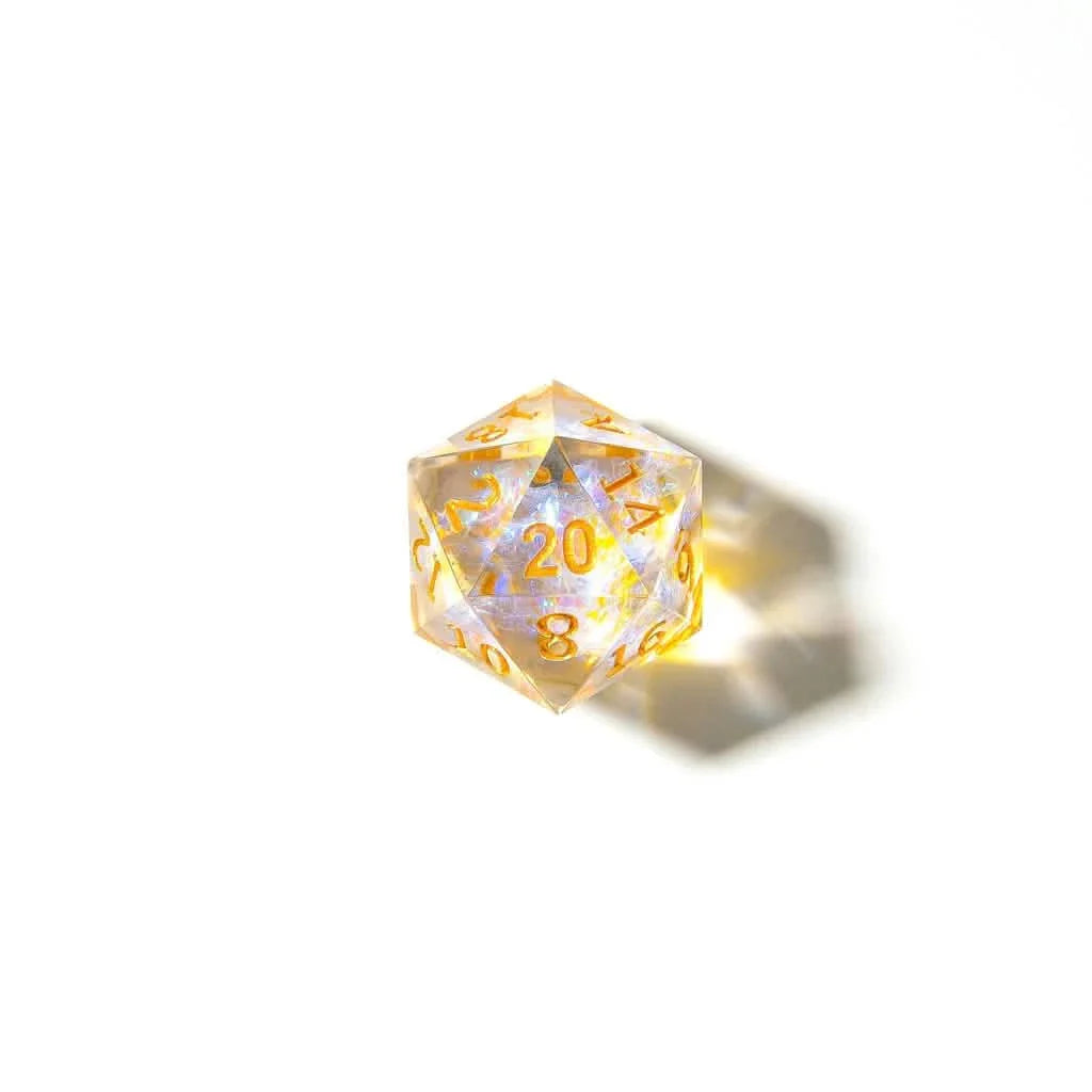 Lightbringer | Sharp Edge Dice | Resin | 7 Piece Set