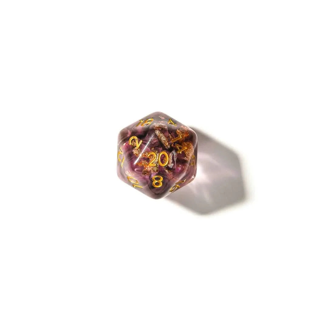 Phantom Shadow | Soft Edge Dice | Resin | 7 Piece Set