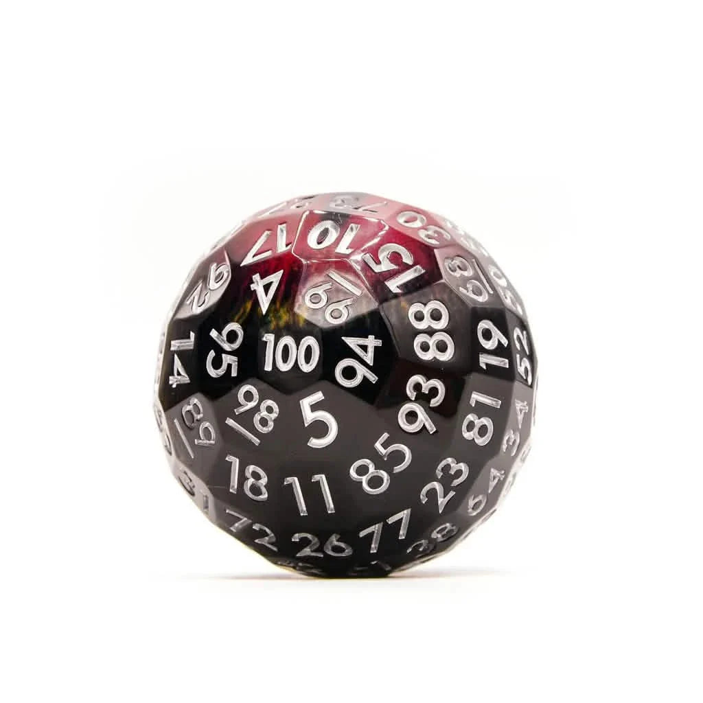 Orb of Sight | 50mm D100 | Liquid Core | Single Dice