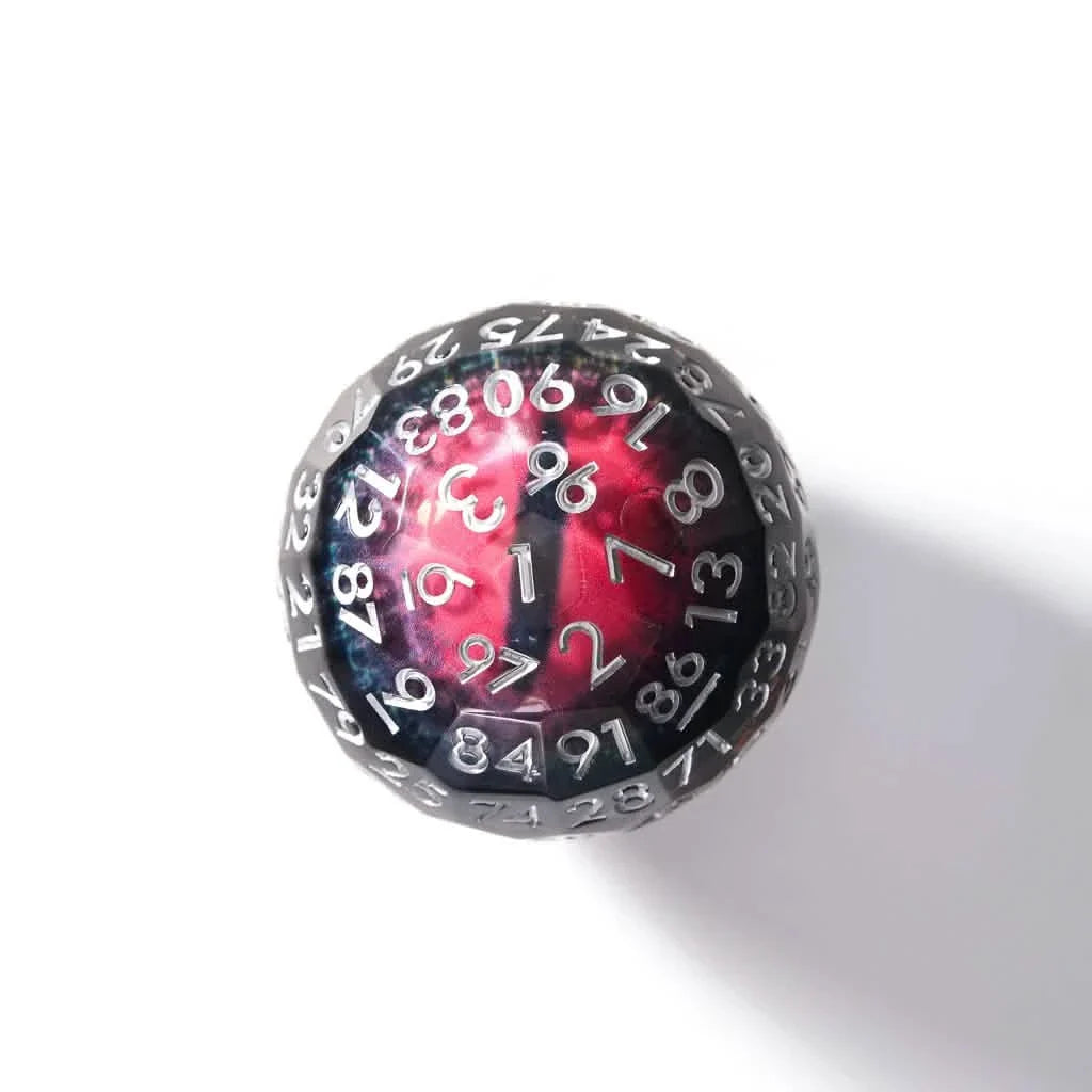 Orb of Sight | 50mm D100 | Liquid Core | Single Dice