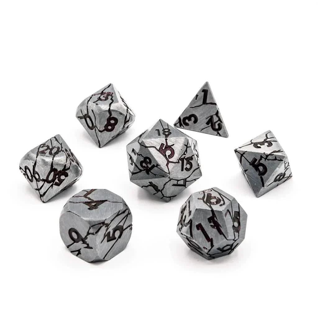 Ancient Arcane | Solid Metal Dice | 7 Piece Set