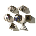 Iron Blossom | Solid Metal Dice | 7 Piece Set