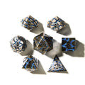 Frostmourne Steel | Solid Metal Dice | 7 Piece Set